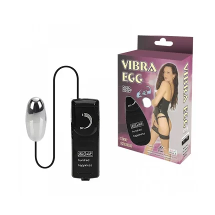 Vibrador Egg Multivelocidade com Cápsula Cromada Miss Collection