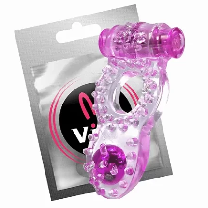Anel Peniano com Vibrador e Pérola Estimuladora Vibe