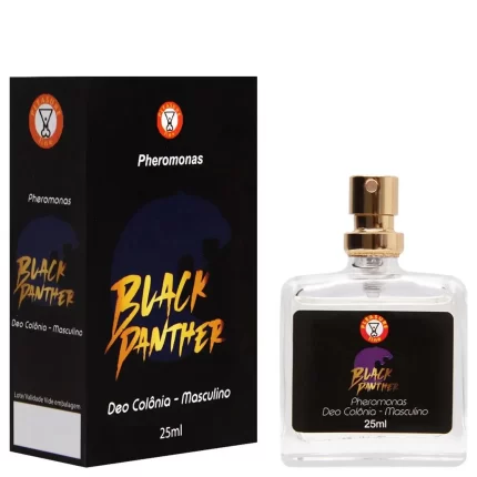 Black Panther Pheromonas Deo Colônia Masculino 25ml Pleasure Line