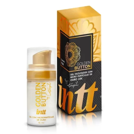 Golden Button Gel Facilitador Anal com Micropartículas de Ouro 23k by Castropil 17ml Intt
