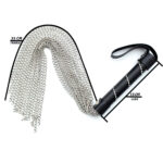 Chicote com Corrente e Cabo Revestido em Couro Sintético Sexy Import - Imagem 2