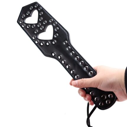 Chibata de Coração em Couro Sexy Import