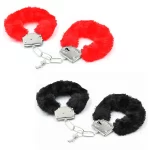 Prazer seguro algema Simples Metal Com Pelúcia