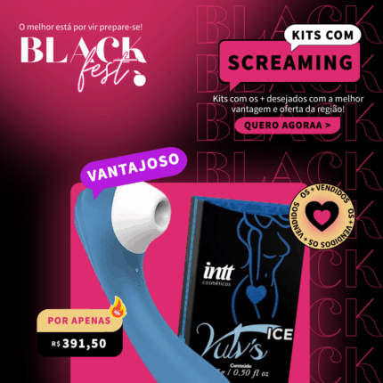 KIT VANTAJOSOS: Vulv's Ice + Estimulador Screaming – BLACK ENCANTO