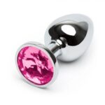 Plug Anal De Aço Inoxidável Com Pedra Tamanho M Sexy Import - Imagem 6