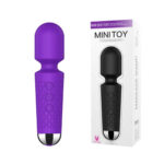 Mini Toy Vibrador Varinha Mágica com 20 Modos de Vibrações e 8 Níveis e Velocidade Vip Mix - Imagem 3